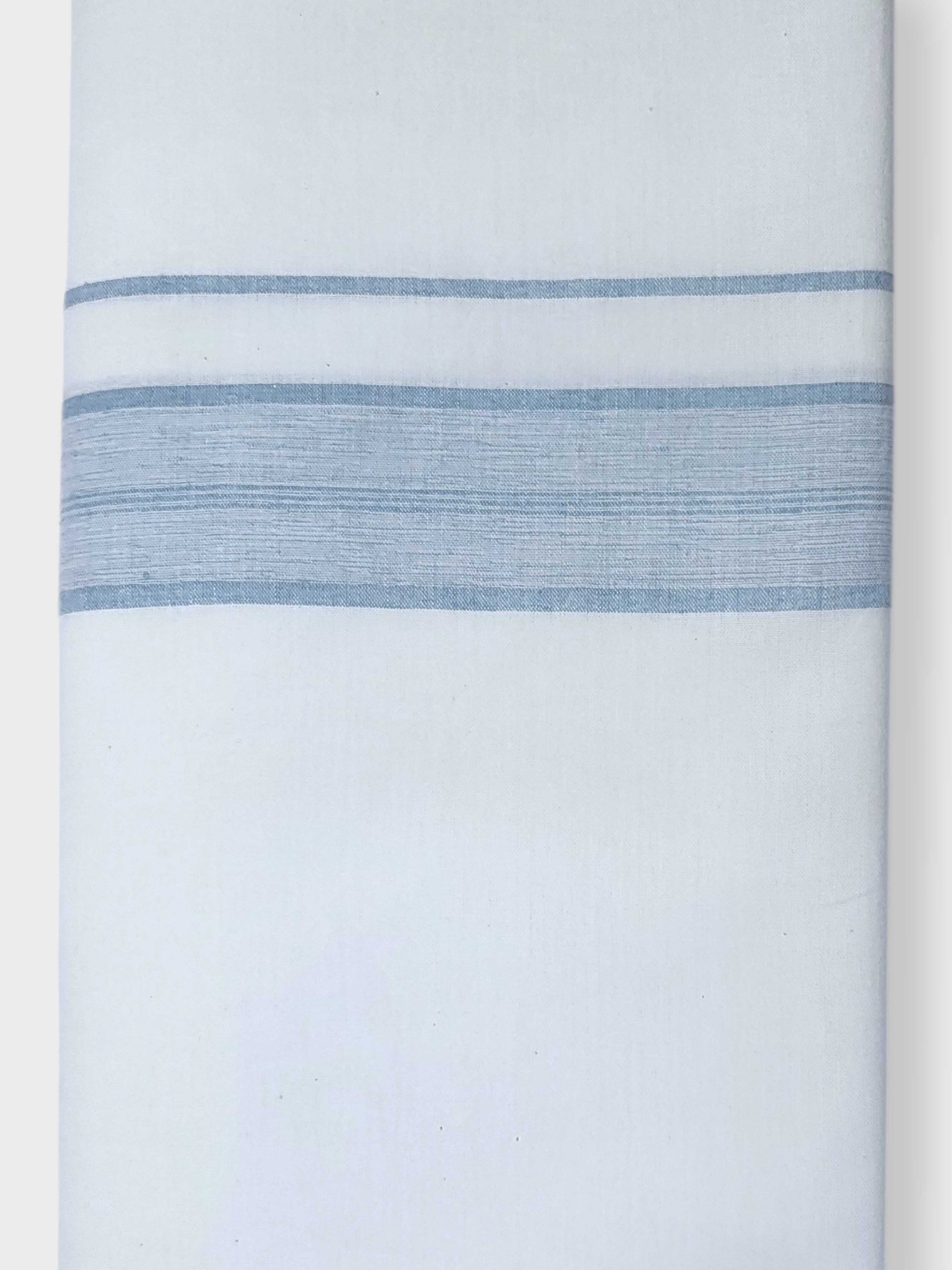 Single Kerala Pure White Mundu/Dhoti