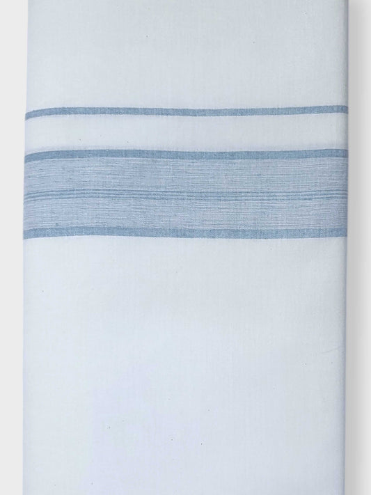 Single Kerala Pure White Mundu/Dhoti