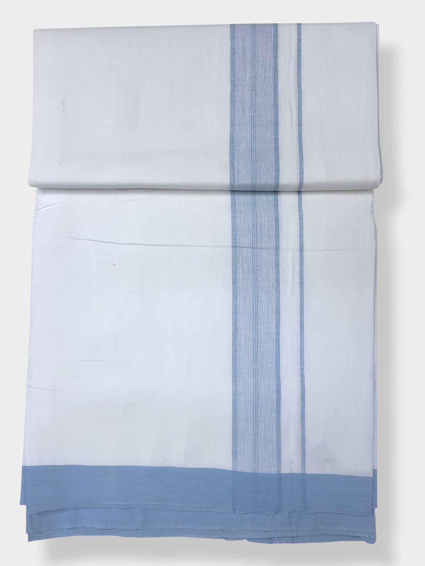 Single Kerala Pure White Mundu/Dhoti