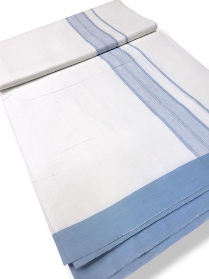 Single Kerala Pure White Mundu/Dhoti