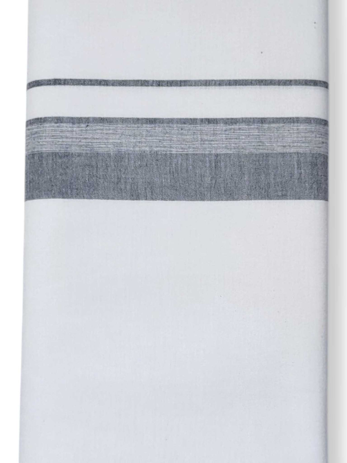 Single Kerala Pure White Mundu/Dhoti