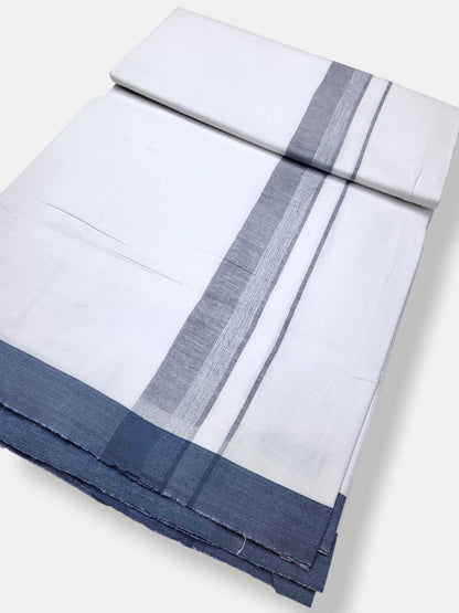 Single Kerala Pure White Mundu/Dhoti