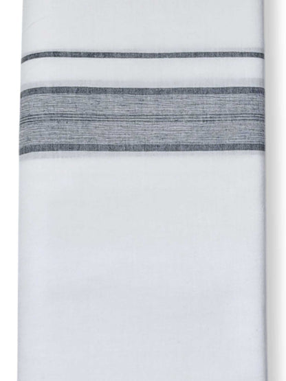 Single Kerala Pure White Mundu/Dhoti