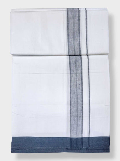 Single Kerala Pure White Mundu/Dhoti