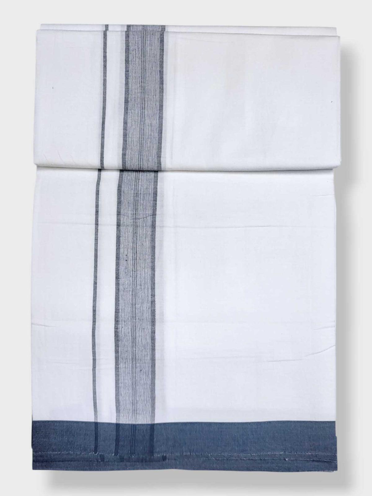 Single Kerala Pure White Mundu/Dhoti