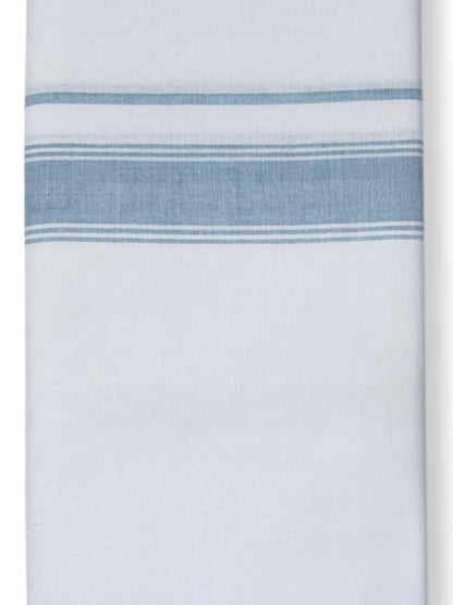 Single Kerala Pure White Mundu/Dhoti