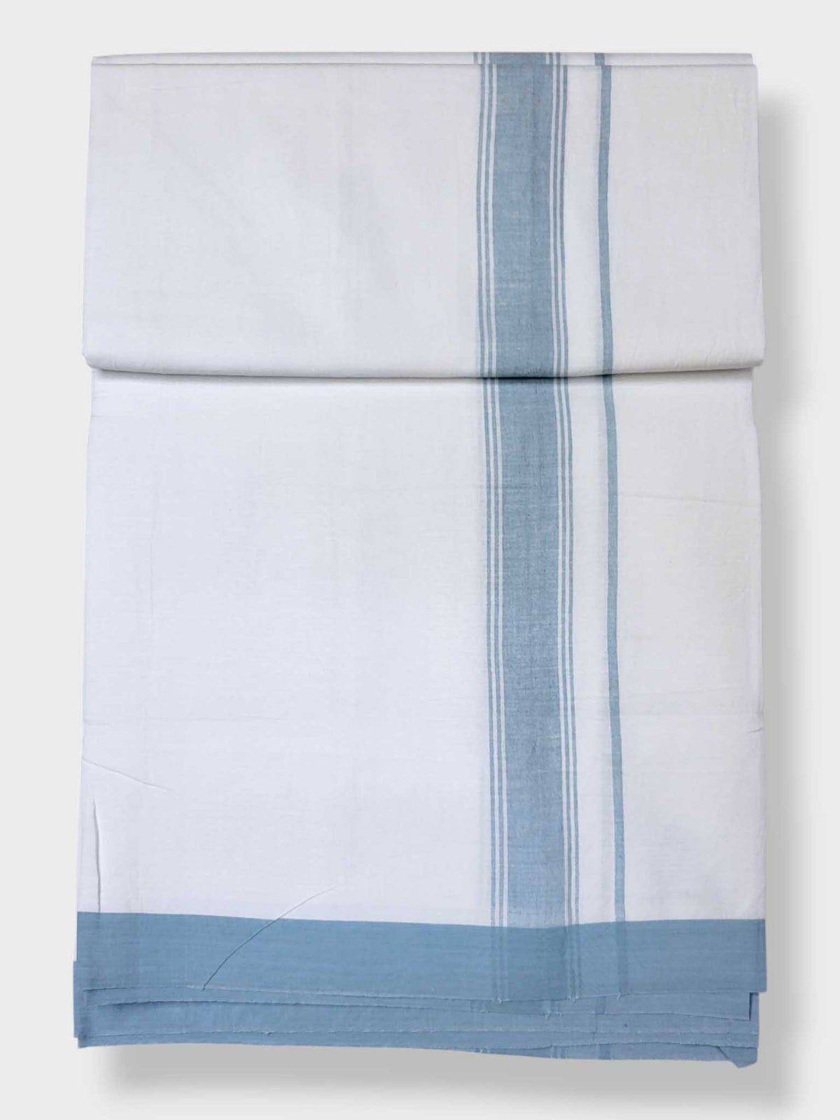 Single Kerala Pure White Mundu/Dhoti