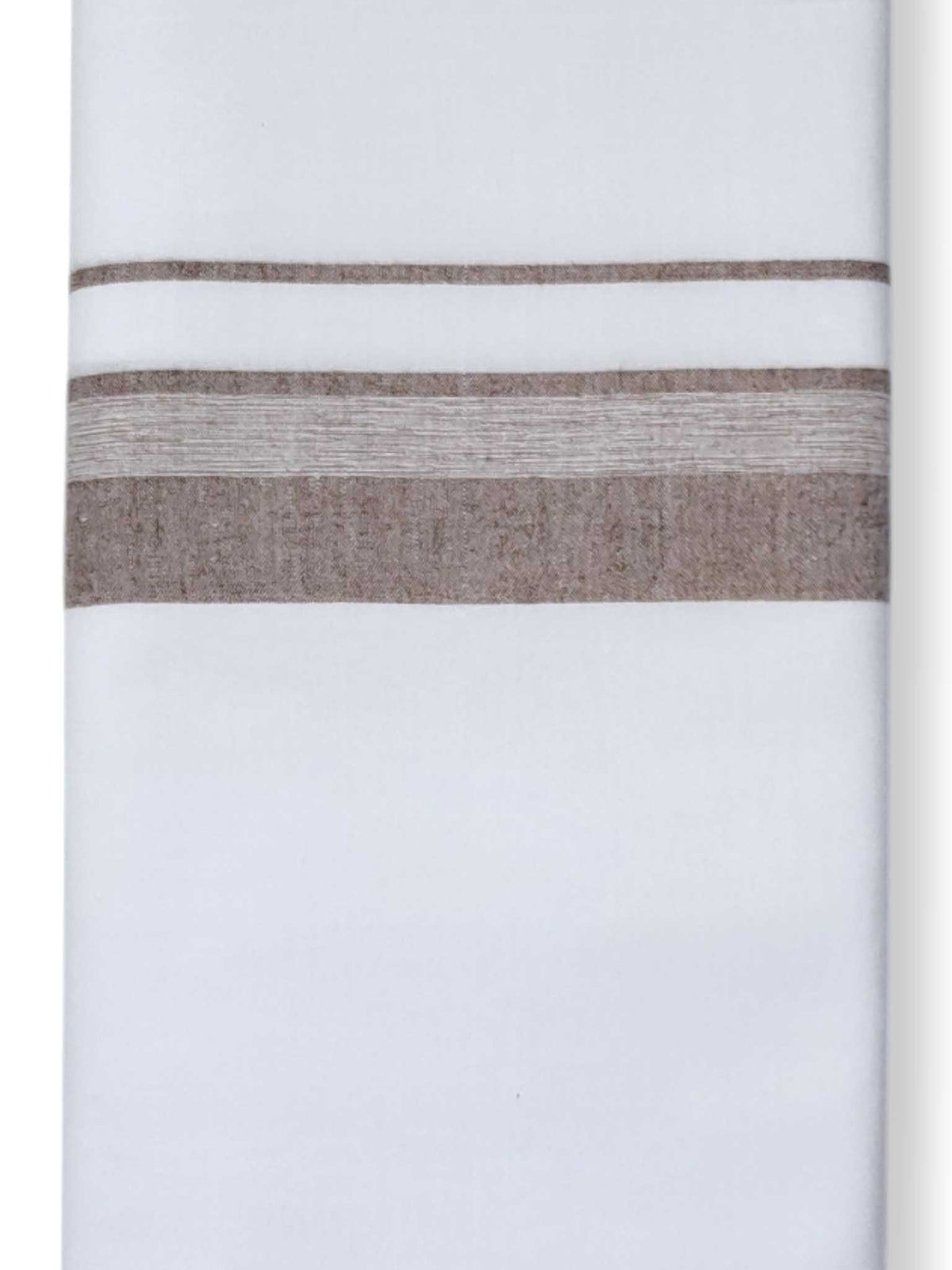 Single Kerala Pure White Mundu/Dhoti