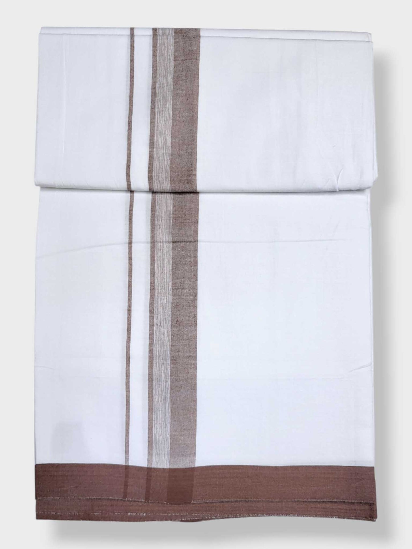 Single Kerala Pure White Mundu/Dhoti