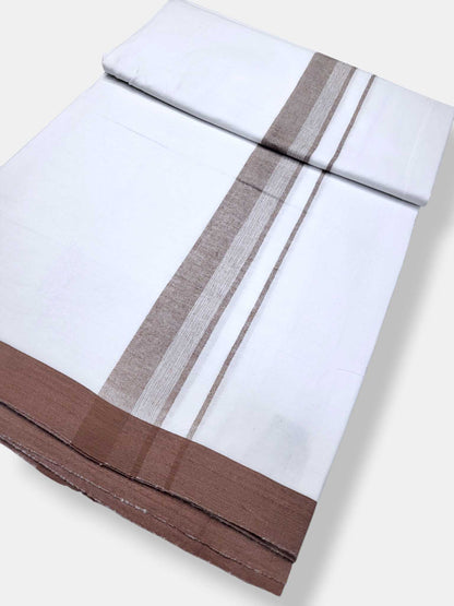 Single Kerala Pure White Mundu/Dhoti