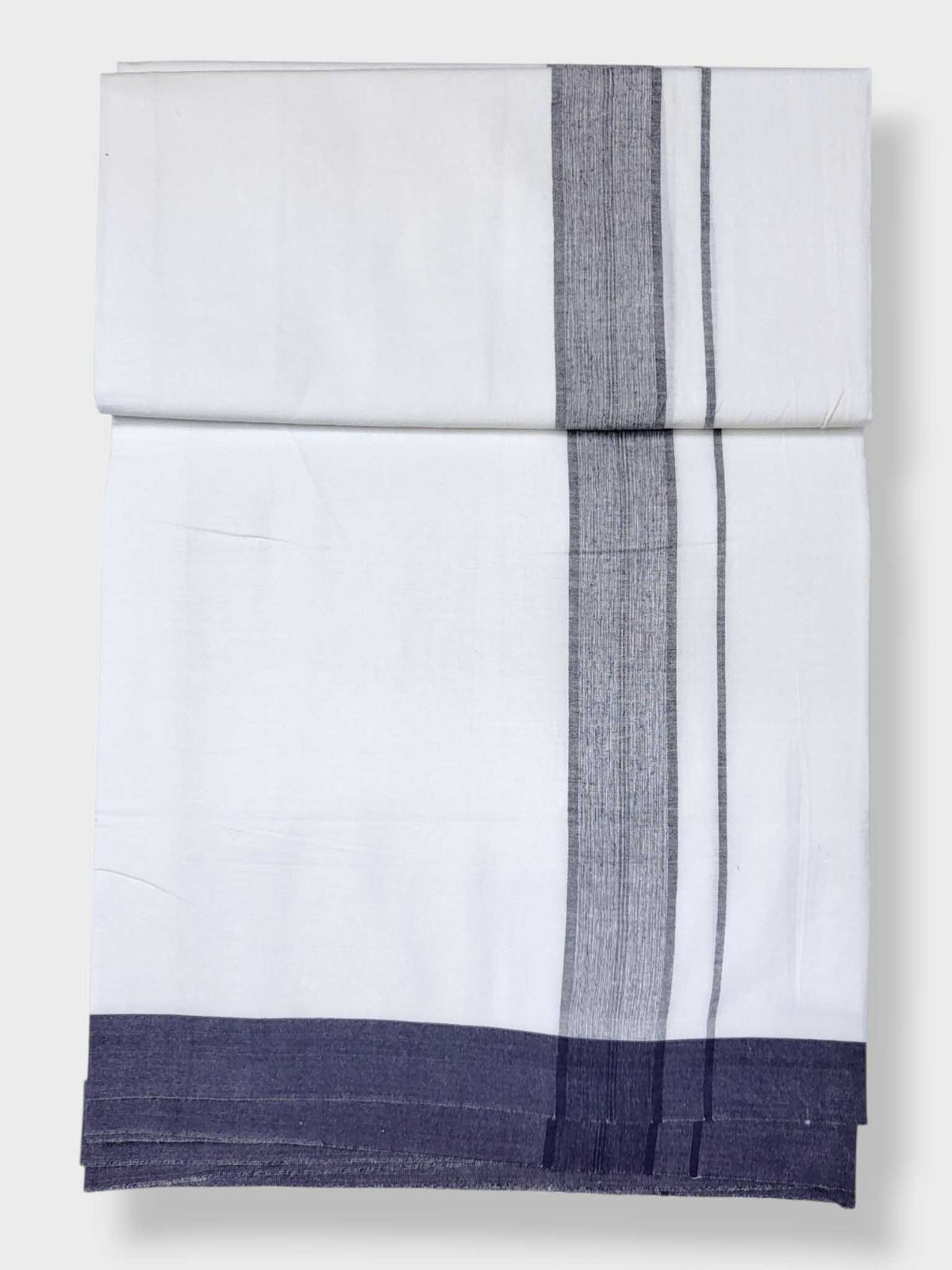 Single Kerala Pure White Mundu/Dhoti