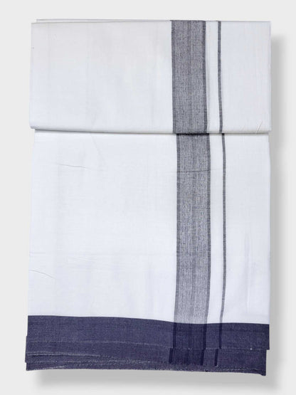 Single Kerala Pure White Mundu/Dhoti