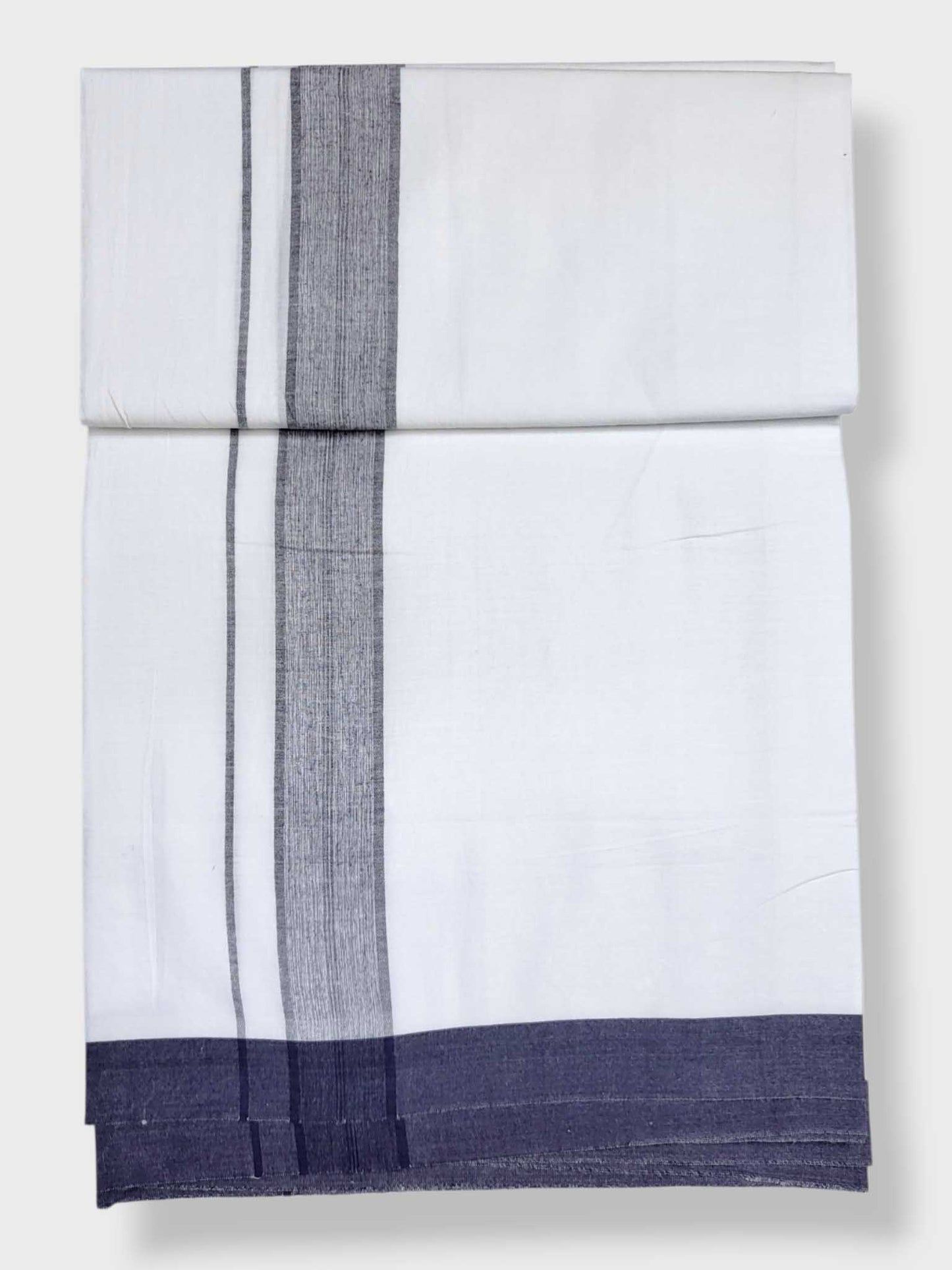 Single Kerala Pure White Mundu/Dhoti