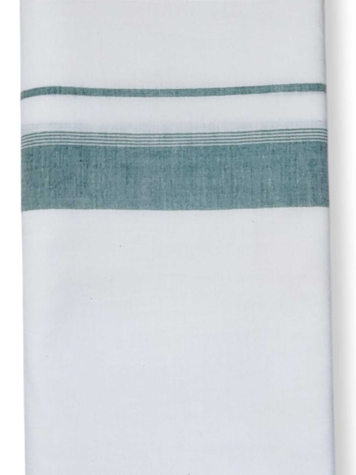 Single Kerala Pure White Mundu/Dhoti