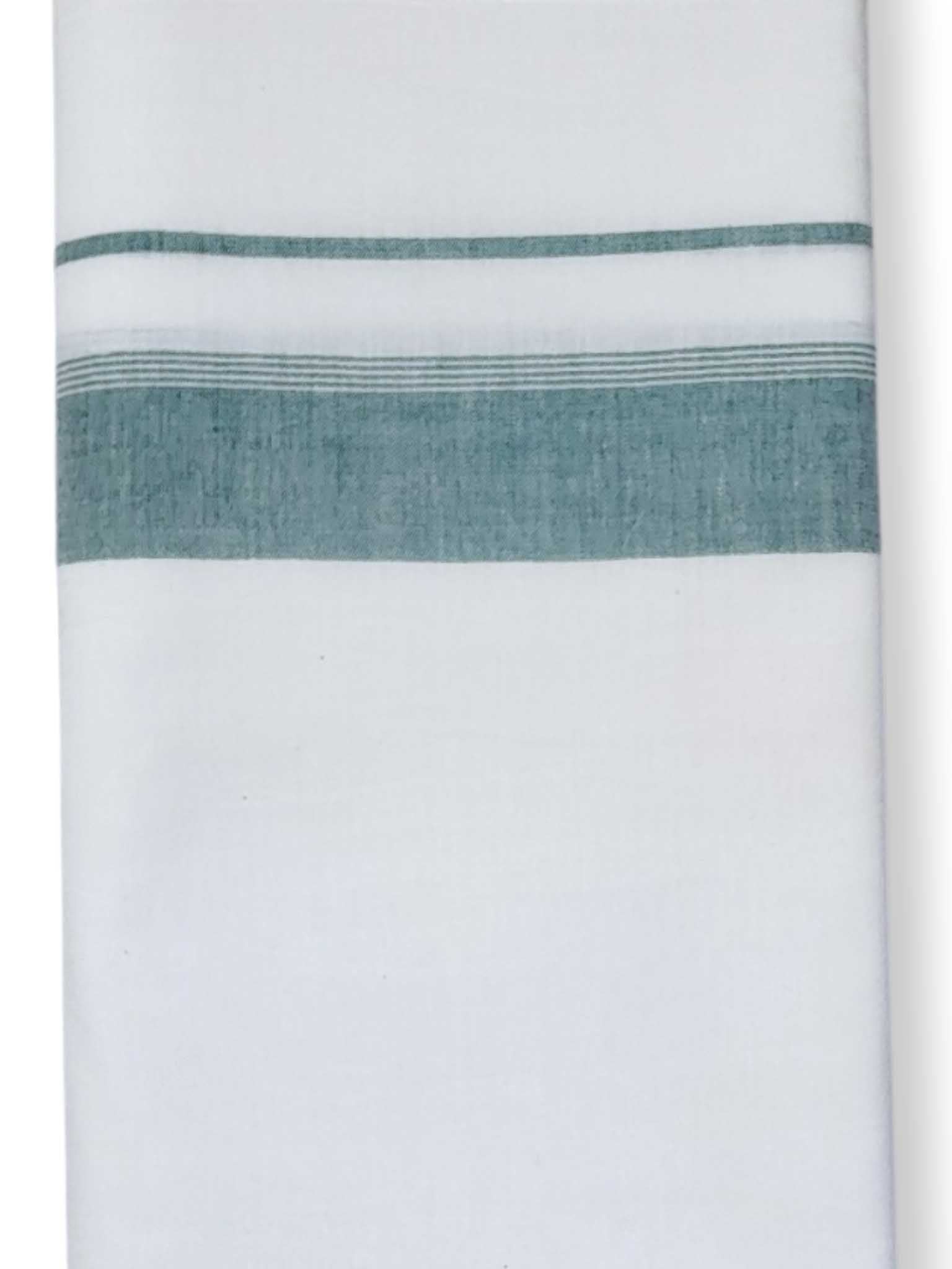 Single Kerala Pure White Mundu/Dhoti