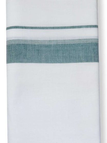 Single Kerala Pure White Mundu/Dhoti