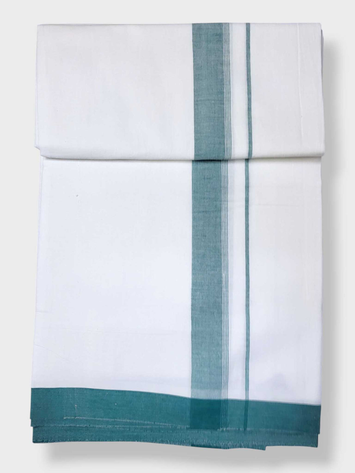 Single Kerala Pure White Mundu/Dhoti