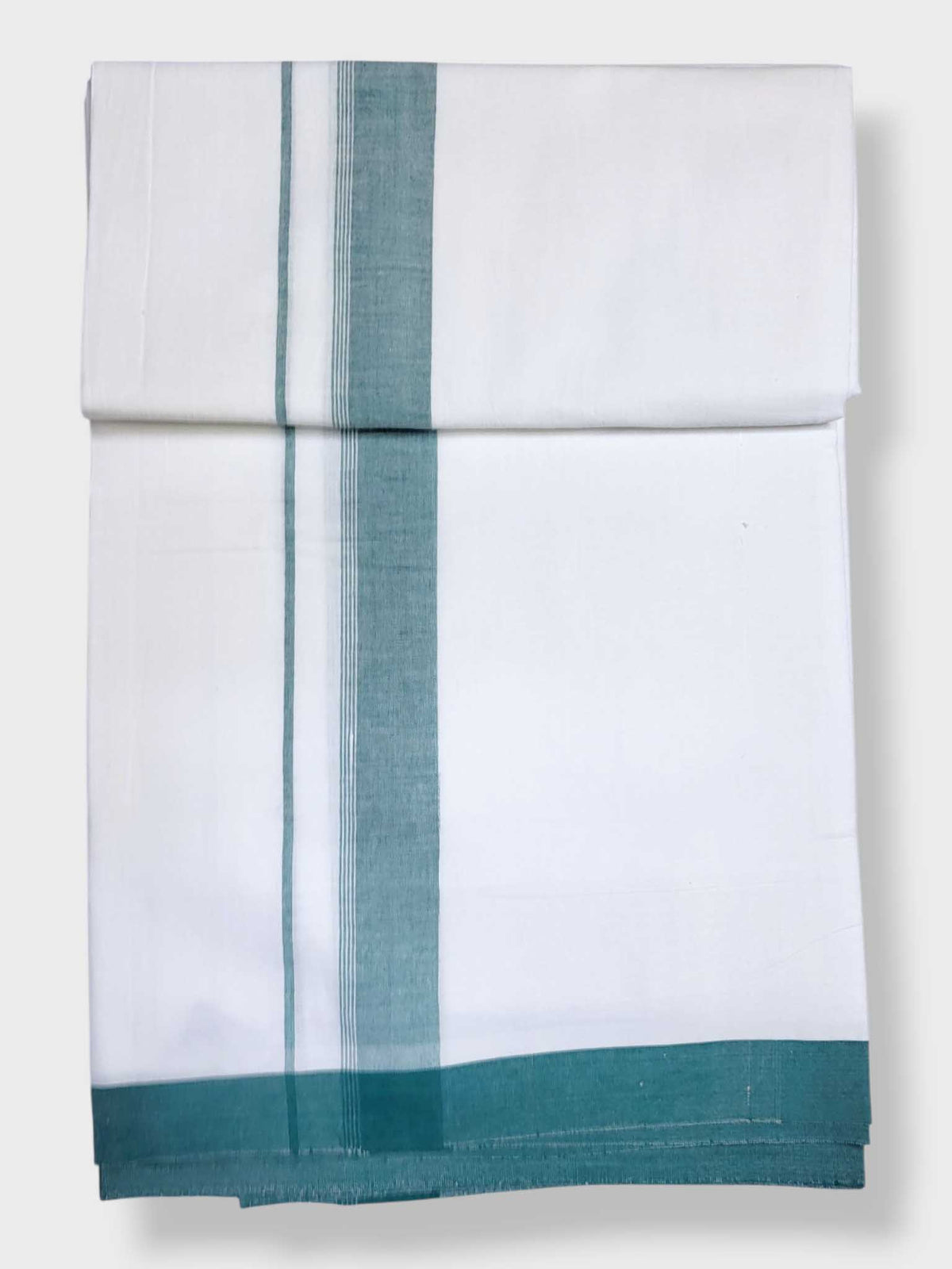 Single Kerala Pure White Mundu/Dhoti
