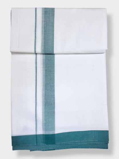 Single Kerala Pure White Mundu/Dhoti