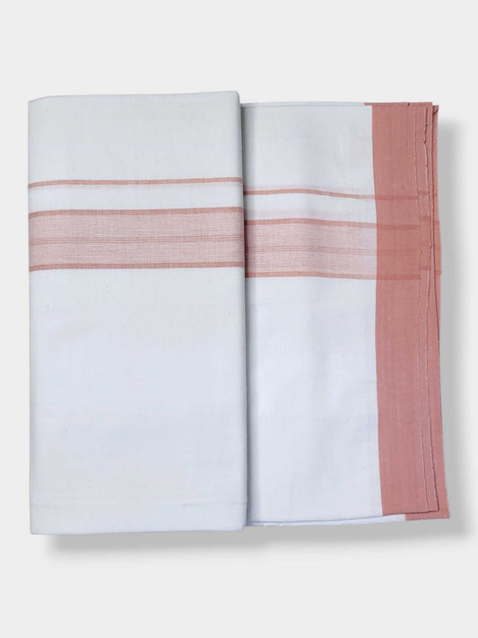 Single Kerala Pure White Mundu/Dhoti