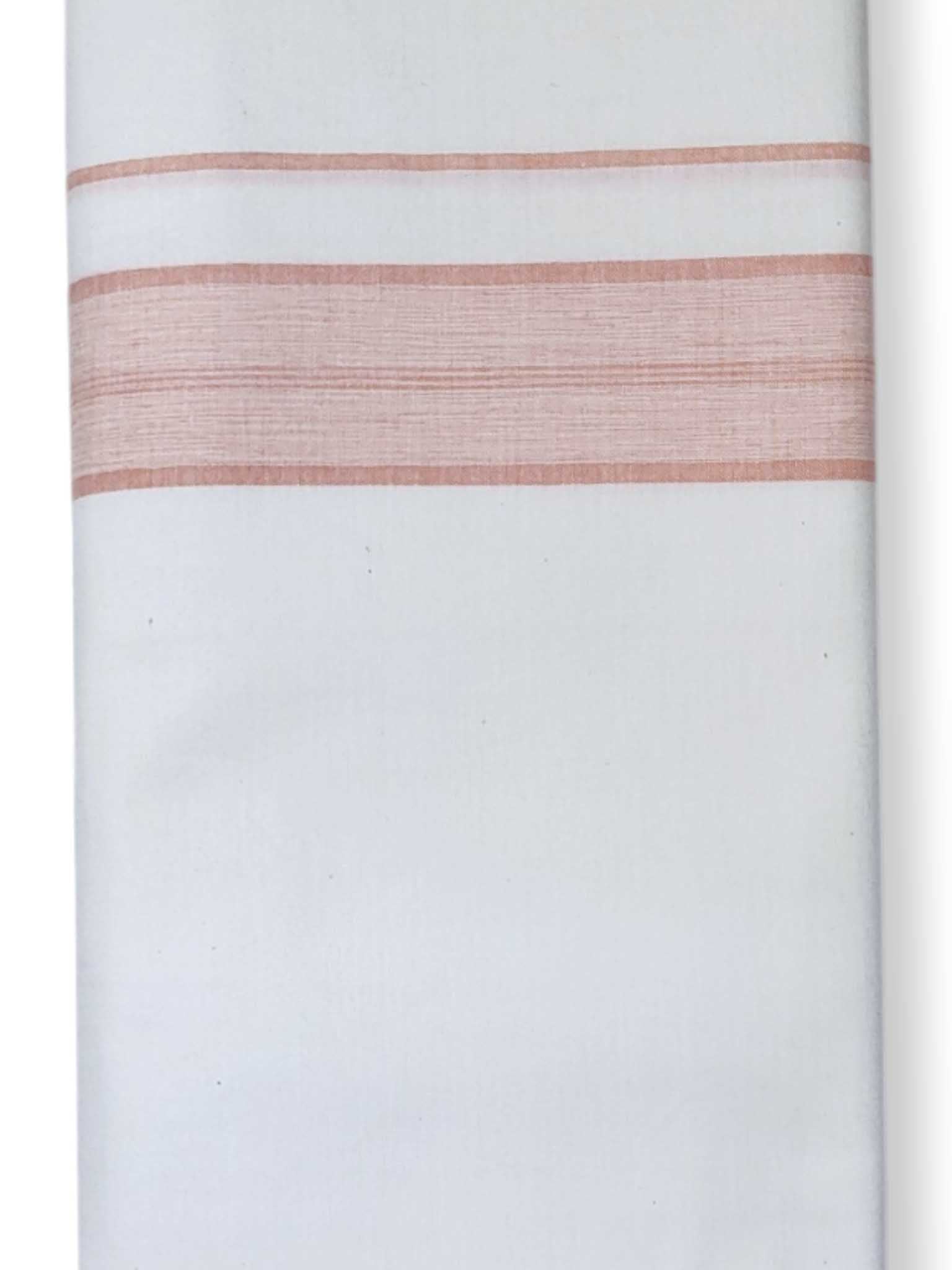 Single Kerala Pure White Mundu/Dhoti
