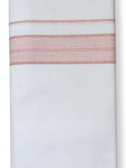 Single Kerala Pure White Mundu/Dhoti