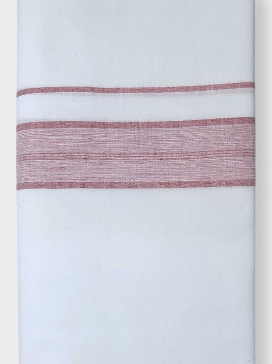 Single Kerala Pure White Mundu/Dhoti