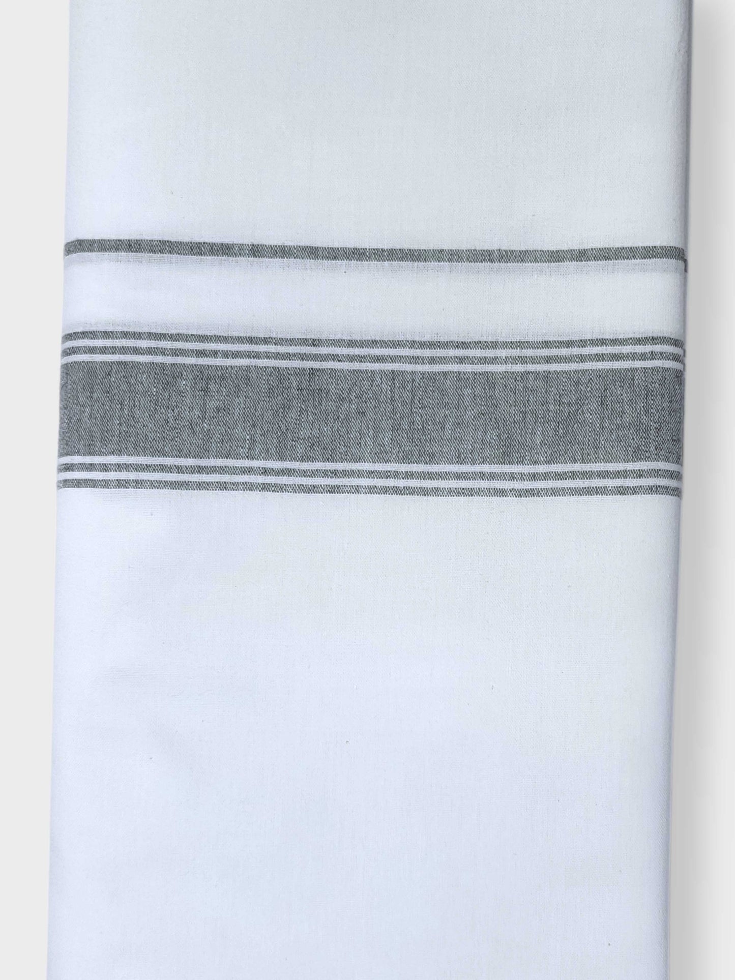 Single Kerala Pure White Mundu/Dhoti