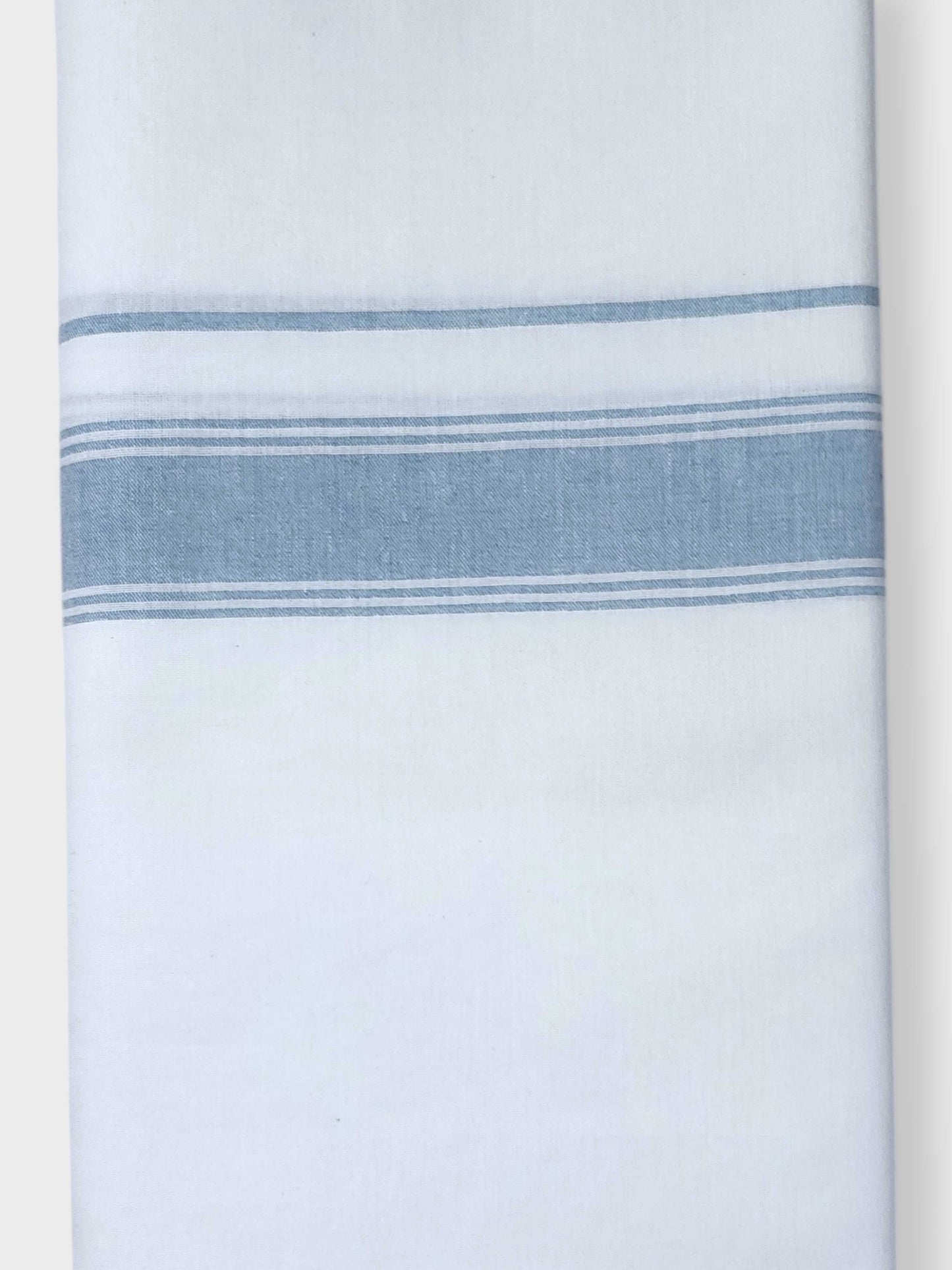 Single Kerala Pure White Mundu/Dhoti