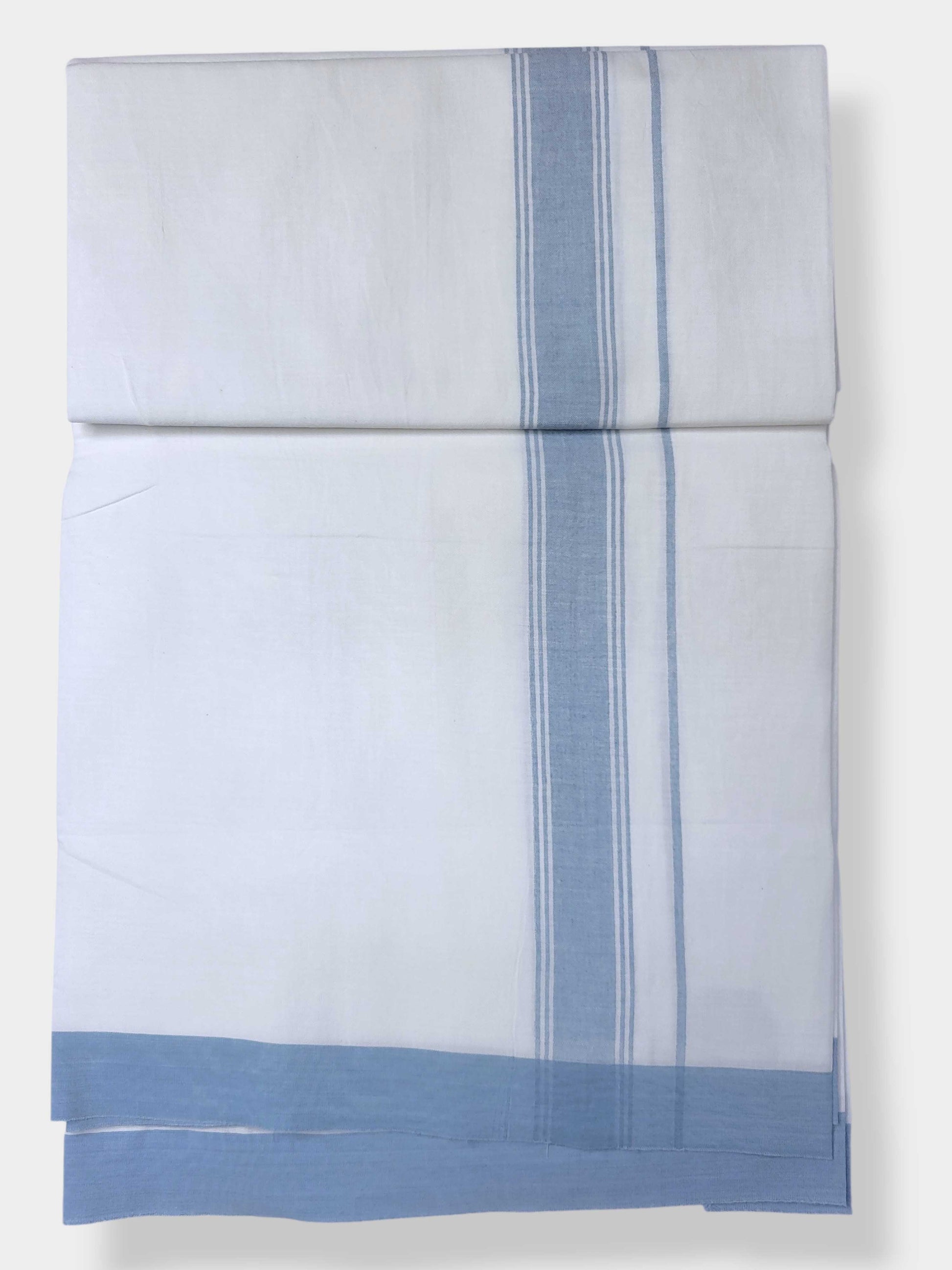 Single Kerala Pure White Mundu/Dhoti
