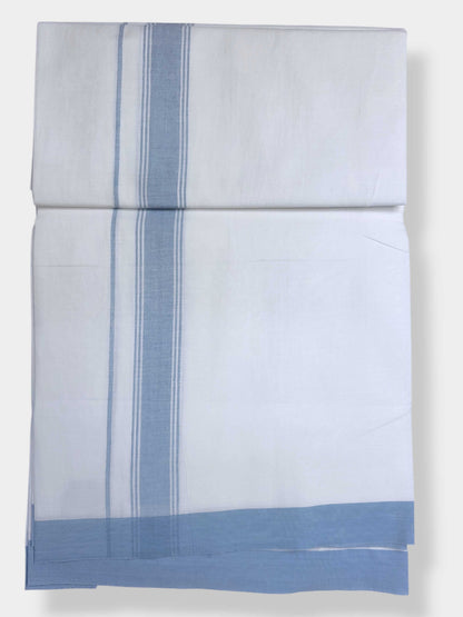 Single Kerala Pure White Mundu/Dhoti