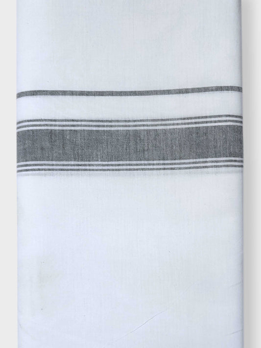 Single Kerala Pure White Mundu/Dhoti