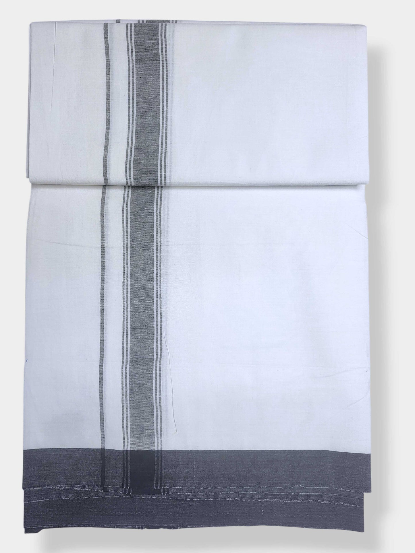 Single Kerala Pure White Mundu/Dhoti