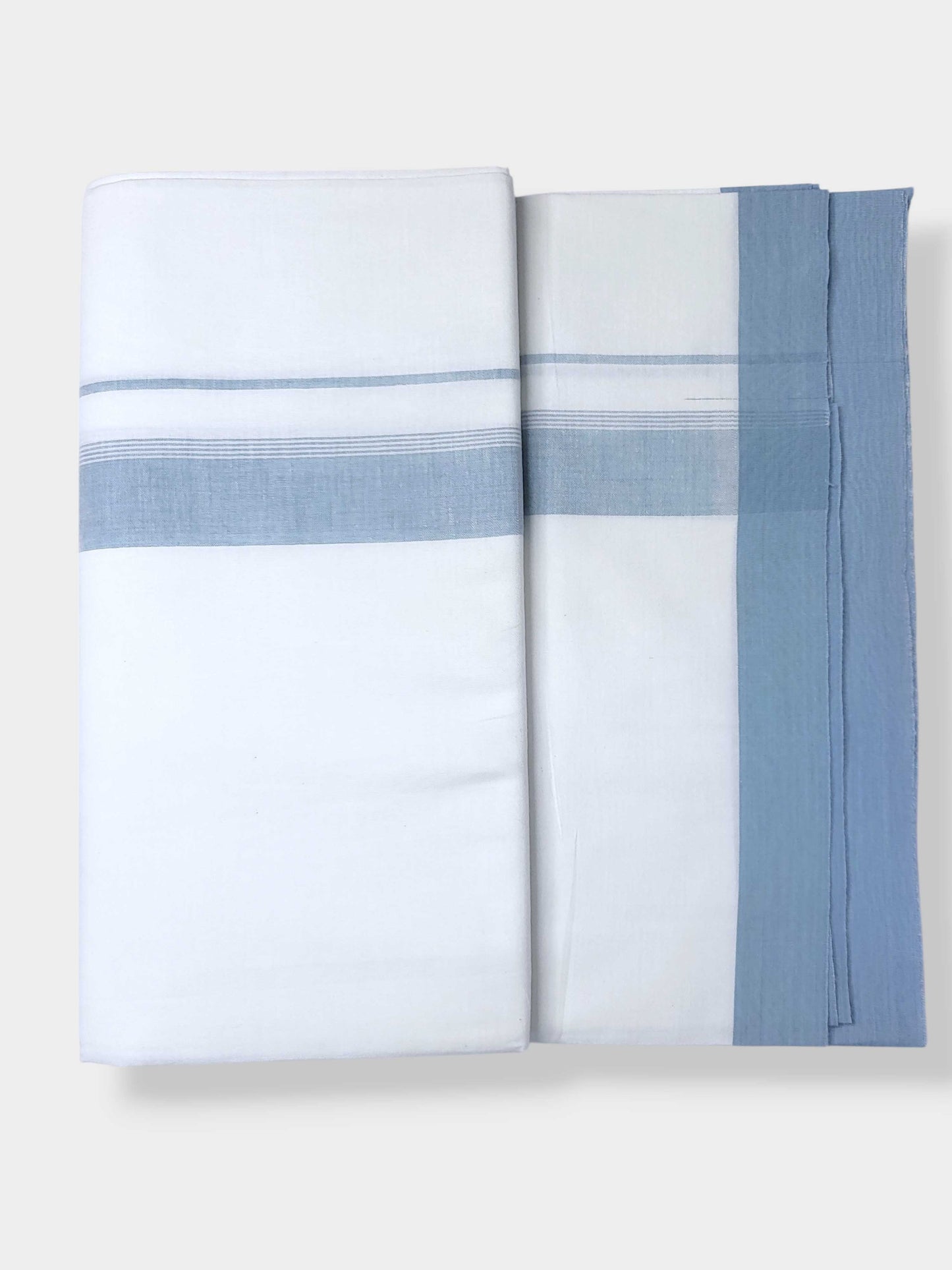 Single Kerala Pure White Mundu/Dhoti
