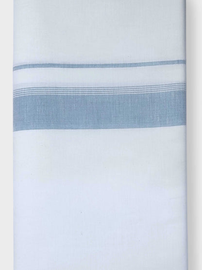 Single Kerala Pure White Mundu/Dhoti