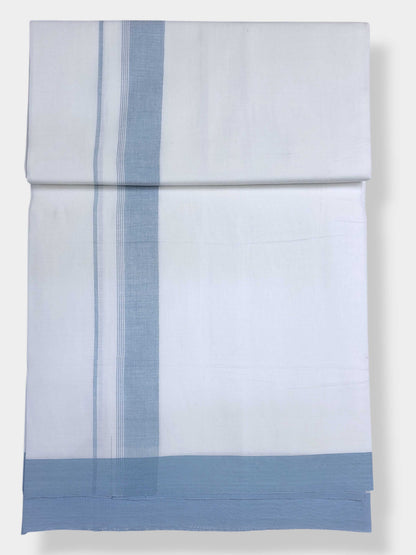 Single Kerala Pure White Mundu/Dhoti