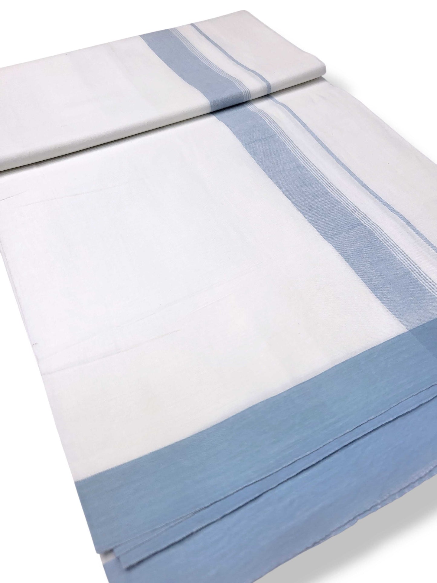 Single Kerala Pure White Mundu/Dhoti