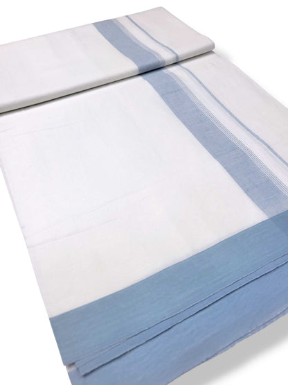 Single Kerala Pure White Mundu/Dhoti