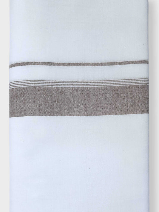 Single Kerala Pure White Mundu/Dhoti