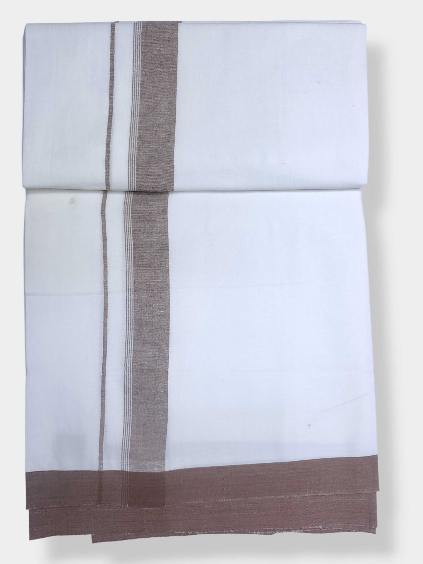 Single Kerala Pure White Mundu/Dhoti