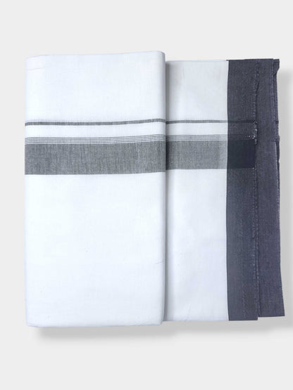 Single Kerala Pure White Mundu/Dhoti