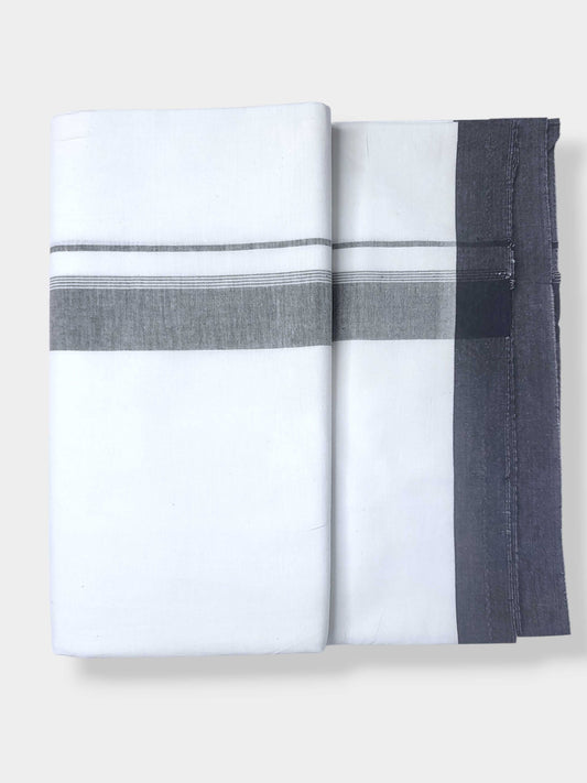 Single Kerala Pure White Mundu/Dhoti