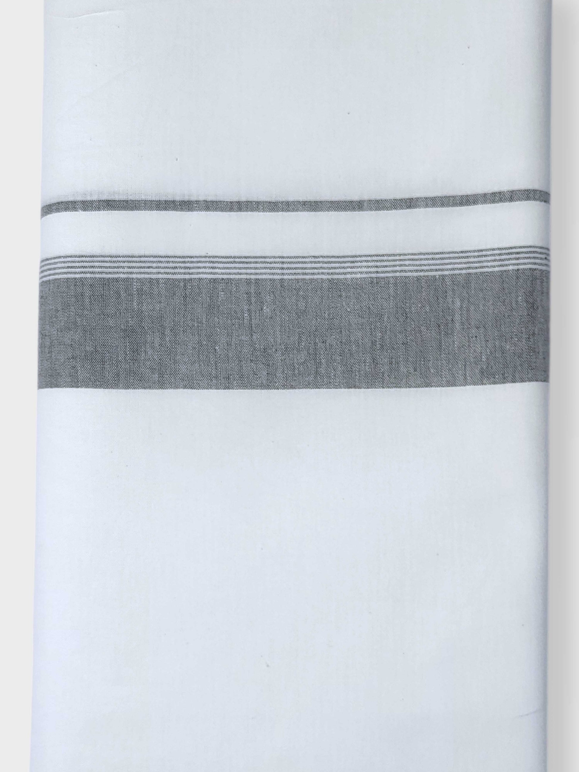 Single Kerala Pure White Mundu/Dhoti