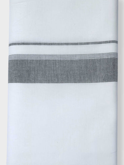 Single Kerala Pure White Mundu/Dhoti