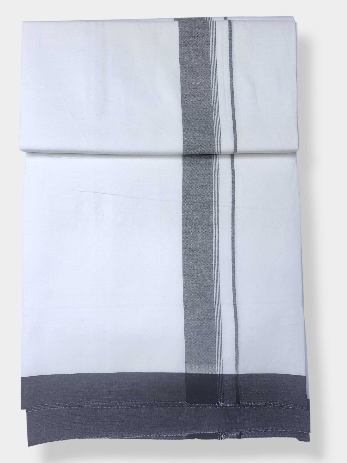 Single Kerala Pure White Mundu/Dhoti