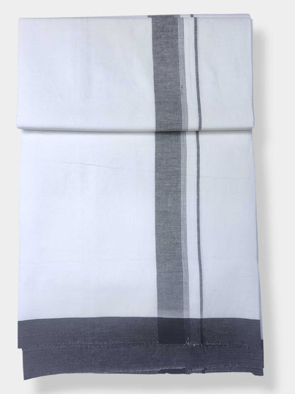 Single Kerala Pure White Mundu/Dhoti
