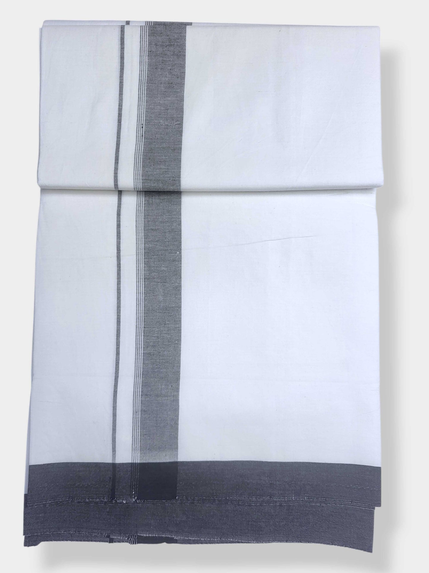 Single Kerala Pure White Mundu/Dhoti