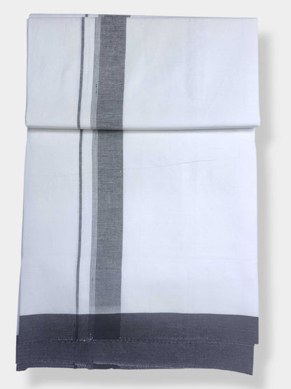 Single Kerala Pure White Mundu/Dhoti
