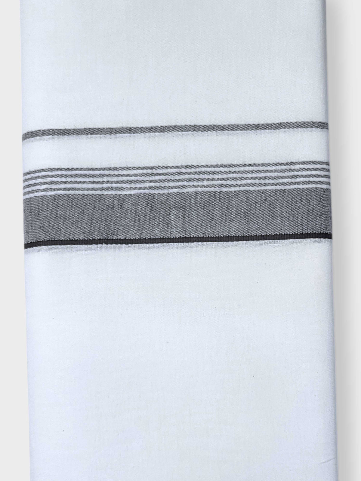Single Kerala Pure White Mundu/Dhoti