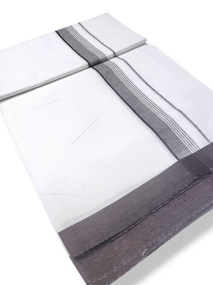 Single Kerala Pure White Mundu/Dhoti